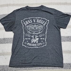 Gray Vintage Band T-Shirt